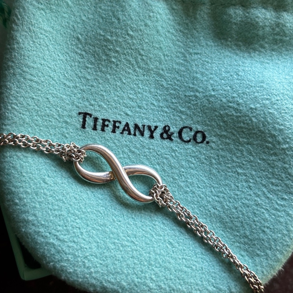 Tiffany Infinity Bracelet with bag and box